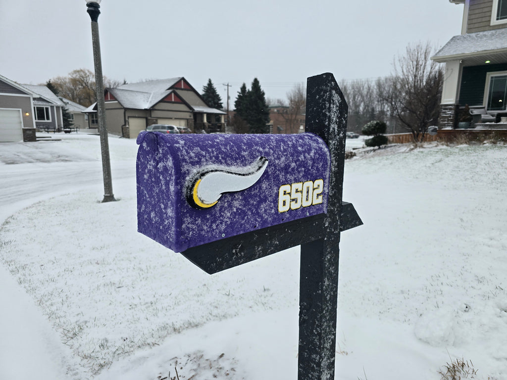 Customizable Football Horn Mailbox