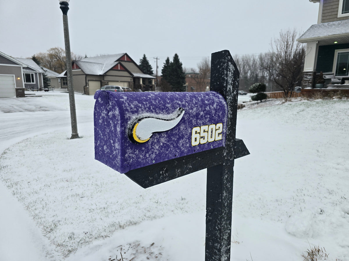 Customizable Football Horn Mailbox